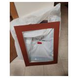 Brown Rectangular Picture Mat Frame