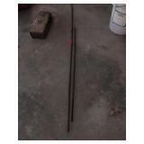 Two Metal Rods, 3 Feet and 5 Feet Long