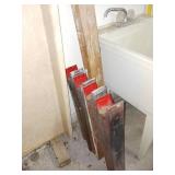 Sawhorse Legs and Wood Cross Pieces Set
