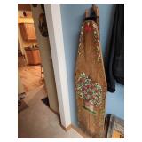 Wooden Ironing Board With Floral Painting