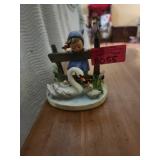 Goebel Hummel Figurine Girl with Swans