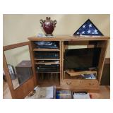 Wood Entertainment Center 22"x58"x50"