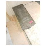 Metal Box with Gun Cleaning Supplies