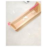 Wooden Tool Tote with Red Handle