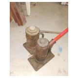 2X BID Heavy Duty Hydraulic Jacks with Handles