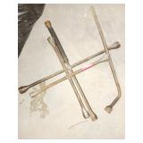 Metal Tire Irons and Lug Wrenches