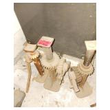 3X BID Three Vintage Mechanical Screw Jacks