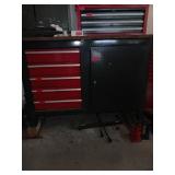 Metal Bottom Tool Box with Drawers and Cabinet
