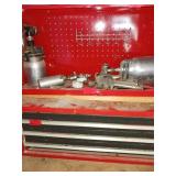 Spray Guns and Accessories, Bottom Shelf Cabinet