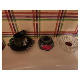 Three Decorative Tabletop Items