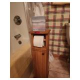 Wooden Bathroom Toilet Paper Cabinet