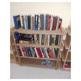Wooden Bookcase 12x36x36 with Assorted Books