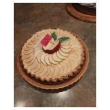 Ceramic Pie Dish With Fluted Edge