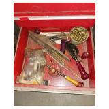Hand Tools and Hardware Drawer Contents