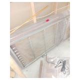 Metal and Wood Baby Crib Frame Components