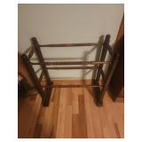 Wooden Blanket Holder Stand