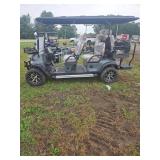 HQ100 6 Seater Electric Golf Cart assembled