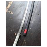 Decorative Katana Sword With Etched Blade