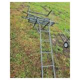 Metal Livestock Feeder Hay Rack Set