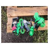 Green Ratchet Tie Down Straps