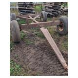 Farm Wagon Running Gear with Four Wheels