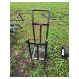 Metal Hand Truck With Wooden Handle