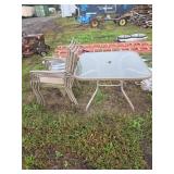 Patio Set With Glass Table And 4 Chairs