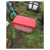 Craftsman Red Metal Toolbox with Drawers