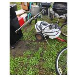 Fimco Lawn Sprayer Cart With Adjustable Boom