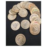 United States Wooden Nickels