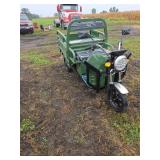 Electric Utility Tricycle With Dump Bed