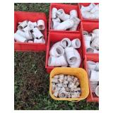 7 X BIDBoxes of PVC Elbows and Misc Fittings