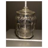 Vintage Planters Peanuts Jar- Lidded