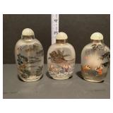 Reverse Painted Snuff Bottles