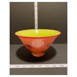 Hand Blown Fruit Bowl- Signed