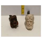 2 Carved Pipes