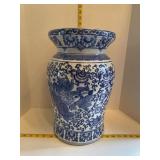 Blue & White plant stand