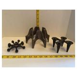 Dansk Metal Candle Holders