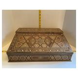 Travel Desk with Brass Ink Wells