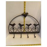 Metal Rack w/Birds
