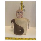 Folk Art Pottery w/Earrings