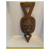 Carved Mask Wall Decor