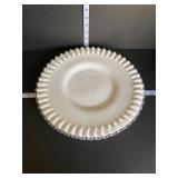 SIlver Crest Ribbon Plate