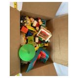 Misc. Box of Vintage Fisher Price Figurines