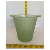 Depression Green Glass Frigidaire Ice Bucket