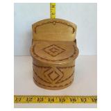 Handmade Wood Wall Pocket