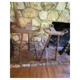 Pair of Tall Birthing Chairs