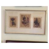 1965 Signed/Framed Trio