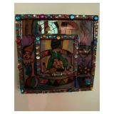 Folk Art Signed Clown Painting