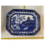 Blue Willow Asian Platter